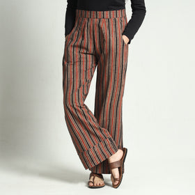 Buy Ajrakh Block Printed Cotton Elasticated Palazzo Online at iTokri.com