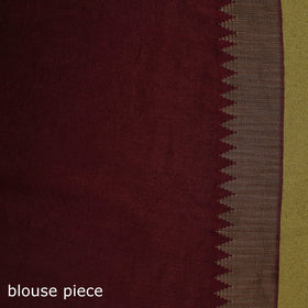 Chanderi silk nui shibori tie-dye saree with ghicha border