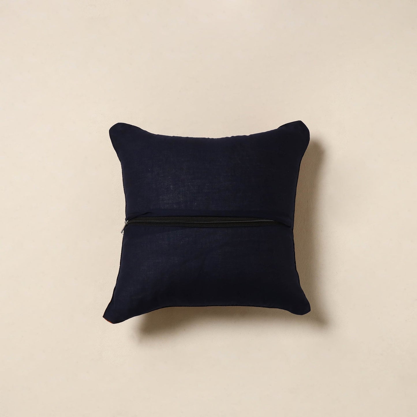 Maroon - cotton bagh cushion cover 30 - handcrafted