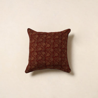 Maroon - cotton bagh cushion cover 65 - handcrafted