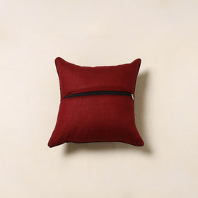 Maroon - cotton bagh cushion cover 65 - handcrafted