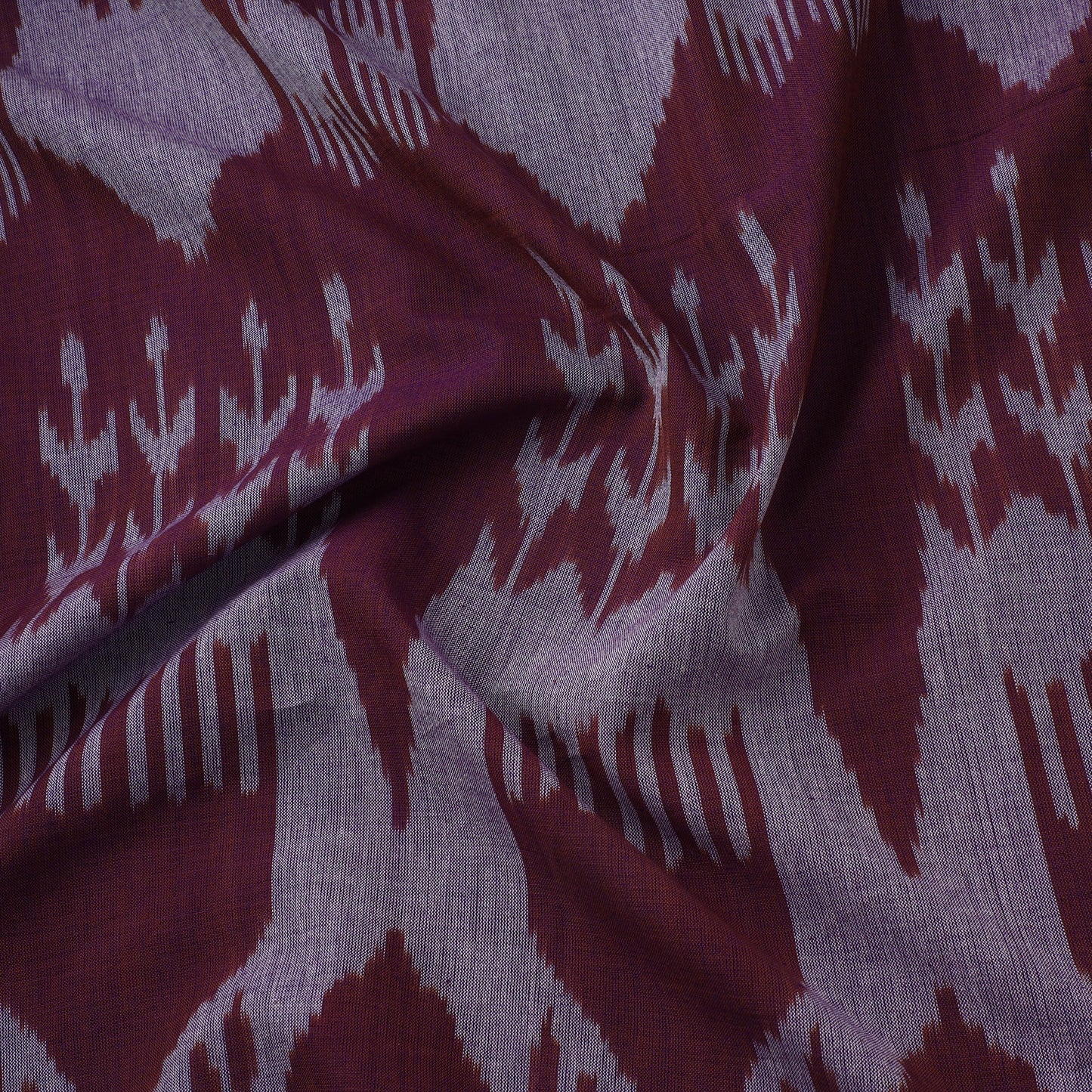 Cotton central asian pochampally ikat fabric 12