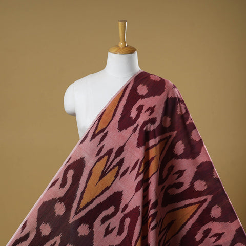 Cotton central asian pochampally ikat fabric 19