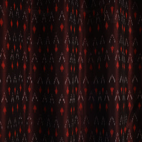 Buy Cotton Door Maroon Pochampally Ikat Curtain