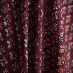 Cotton hand block sanganeri print fabric 08 - handcrafted