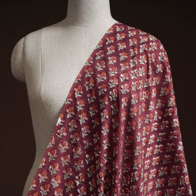 Cotton hand block sanganeri print fabric 08 - handcrafted