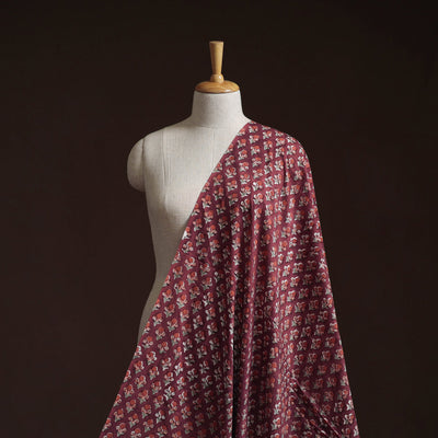 Cotton hand block sanganeri print fabric 08 - handcrafted