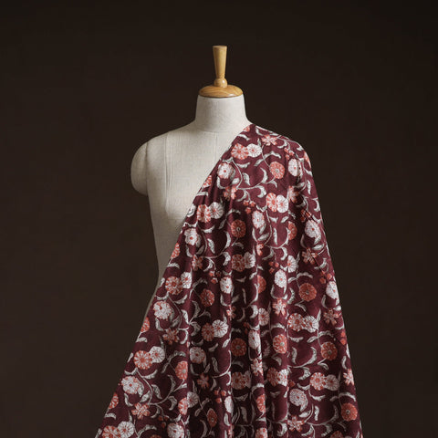 Cotton hand block sanganeri print fabric 22 - handcrafted