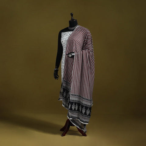 Cotton jaipur printed dupatta 104 - handcrafted