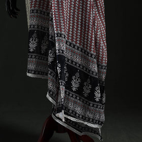 Cotton jaipur printed dupatta 47 - handcrafted