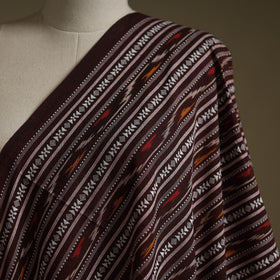 Cotton pochampally dabi ikat fabric 12 - handcrafted