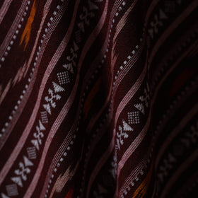 Cotton pochampally dabi ikat fabric 18 - handcrafted