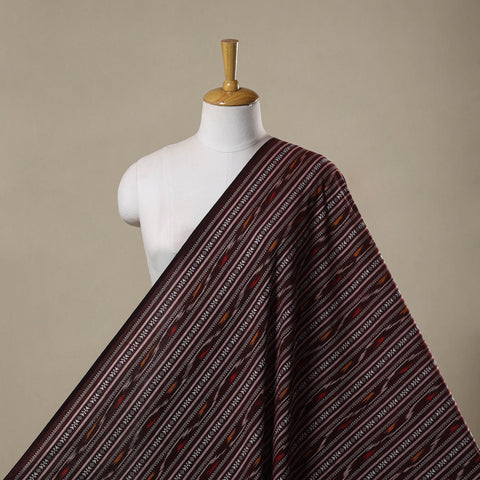 Cotton pochampally dabi ikat fabric 18 - handcrafted