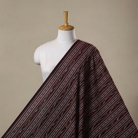 Cotton pochampally dabi ikat fabric 18 - handcrafted