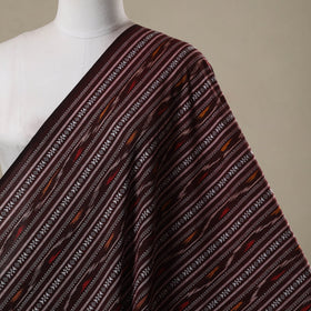 Cotton pochampally dabi ikat fabric 18 - handcrafted