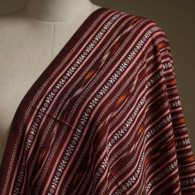 Maroon - cotton pochampally dabi ikat fabric 20