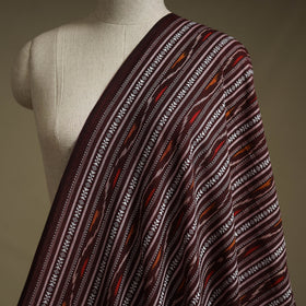 Cotton pochampally dabi ikat fabric 24 - handcrafted