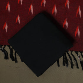 Handloom cotton pochampally ikat 3pc unstitched dress