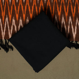 Handloom cotton pochampally ikat 3pc unstitched dress