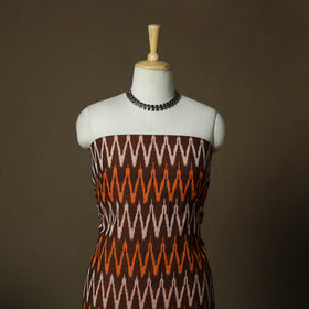 Handloom cotton pochampally ikat 3pc unstitched dress
