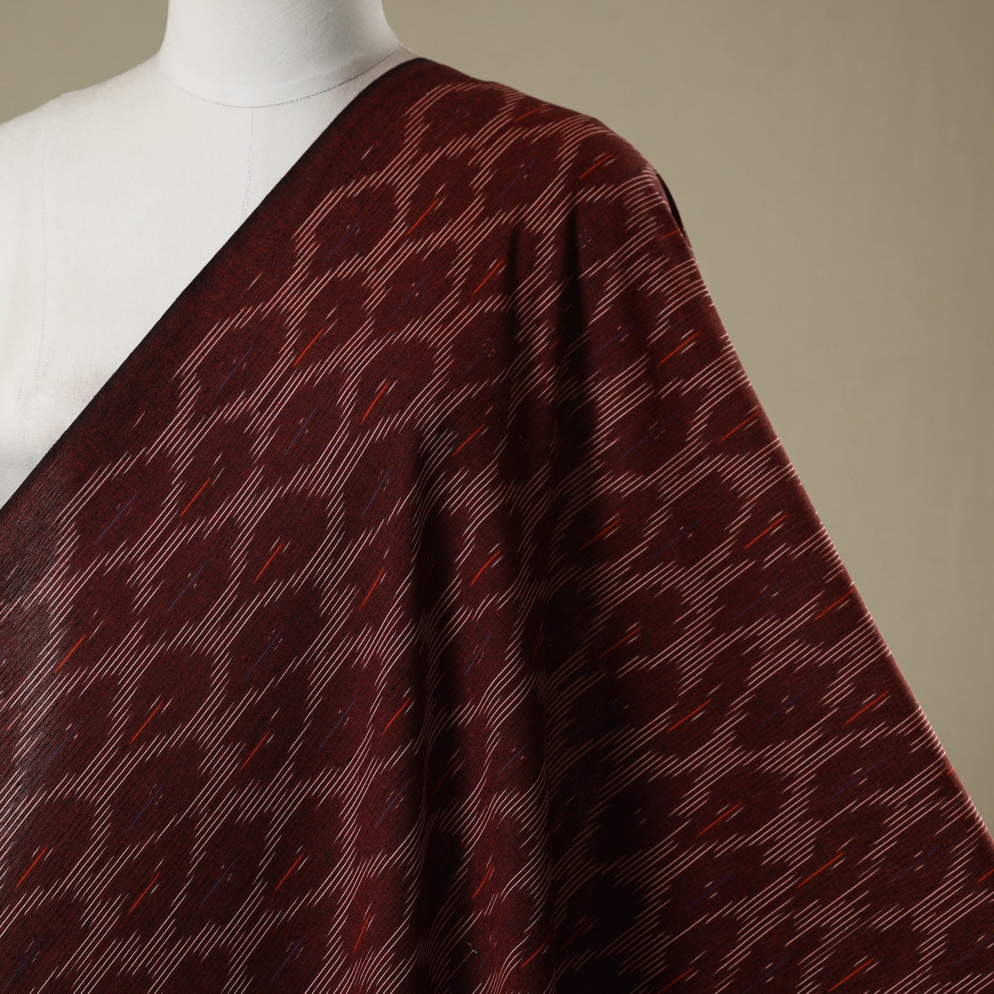 Cotton pochampally ikat fabric 03 - handcrafted