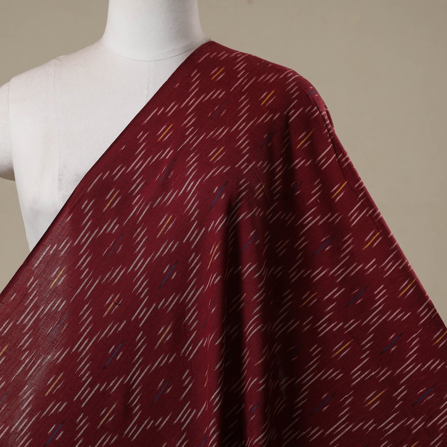 Cotton pochampally ikat fabric 11 - handcrafted