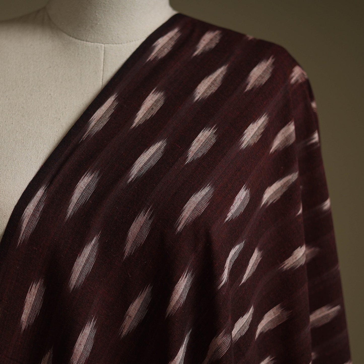 Cotton pochampally ikat fabric 11 - handcrafted