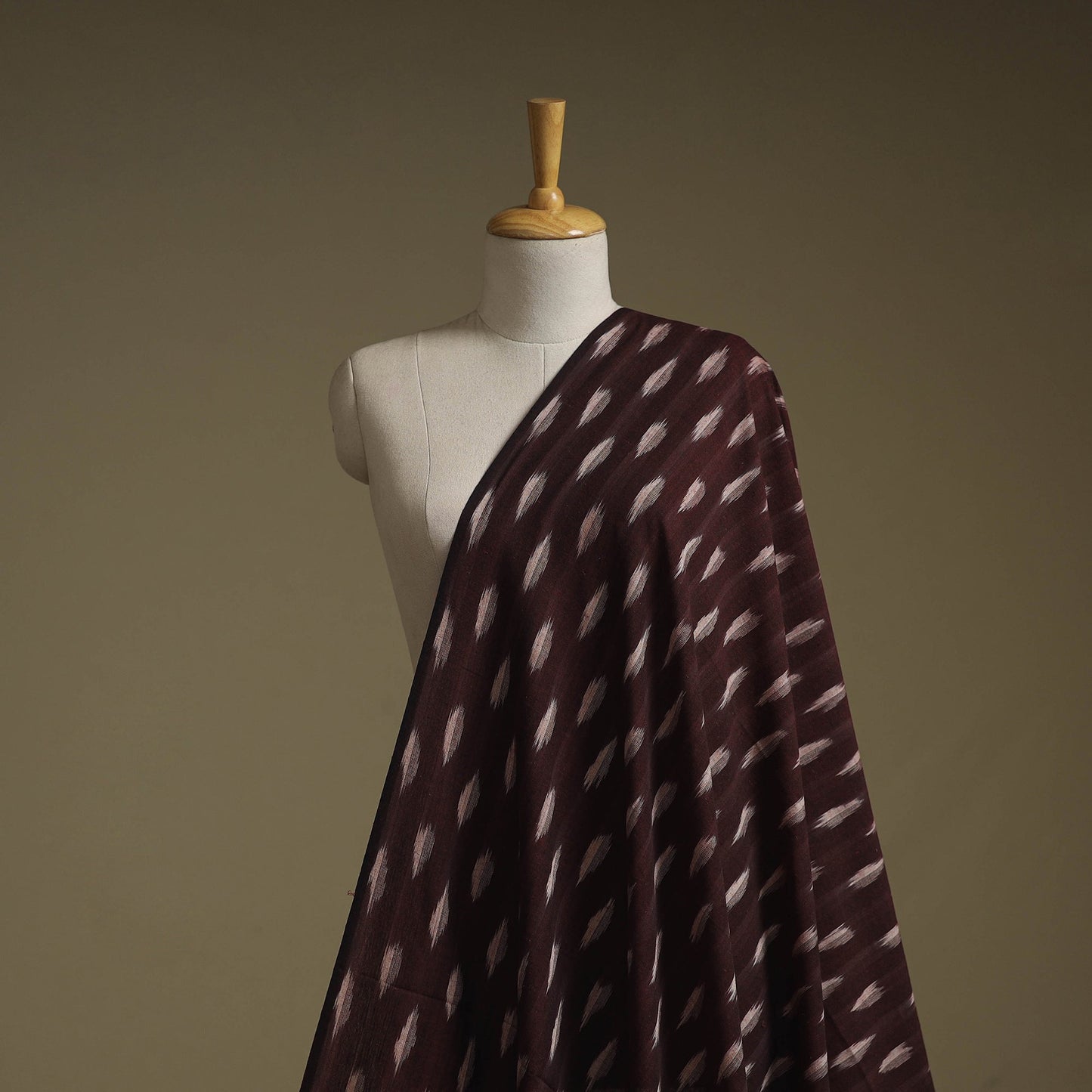 Cotton pochampally ikat fabric 11 - handcrafted