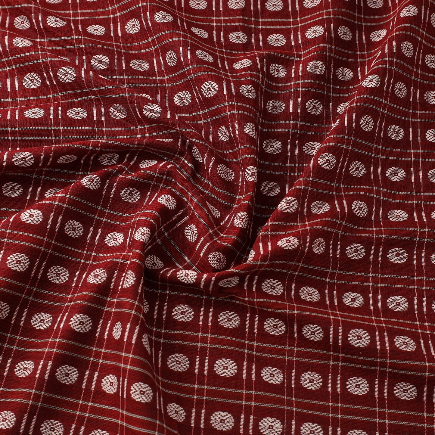 Cotton sambalpuri ikat fabric 05 - handcrafted