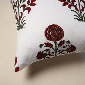 Cotton sanganeri cushion cover (16 x 16 in) 111