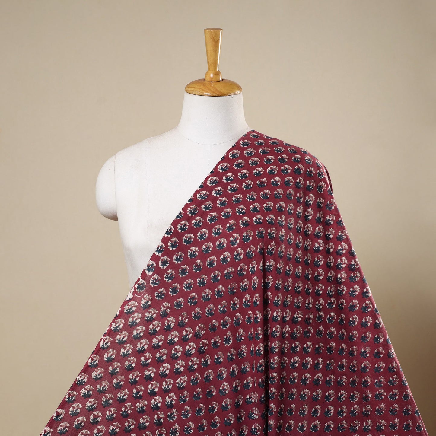 Block Print Cotton Sanganeri Fabric