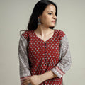  Block Print Cotton Straight Bagh Kurta For Women