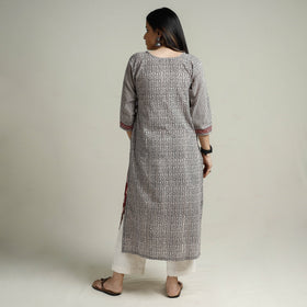  Block Print Cotton Straight Bagh Kurta For Women