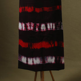 Maroon - designer! Shibori cotton unstitched dress material