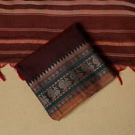 Dharwad cotton 3pc unstitched dress material with border 14