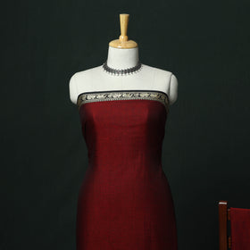 Dharwad cotton 3pc unstitched dress material with thread