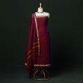 Dharwad cotton 3pc unstitched dress material with thread