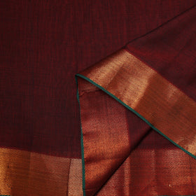 Dharwad cotton fabric with border 10 - handcrafted