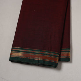 Dharwad cotton fabric with border 13 - handcrafted