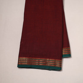 Dharwad cotton fabric with border 24 - handcrafted
