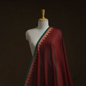 Dharwad cotton fabric with border 29 - handcrafted