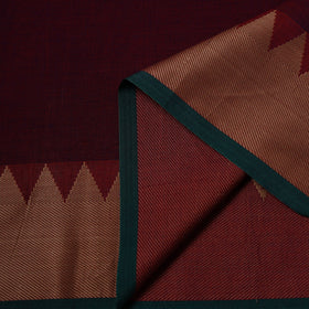 Dharwad cotton fabric with border 30 - handcrafted