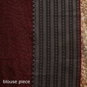 Dharwad cotton saree with border 06 - handcrafted