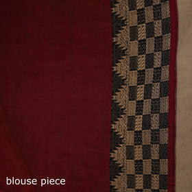 Dharwad cotton saree with border 10 - handcrafted