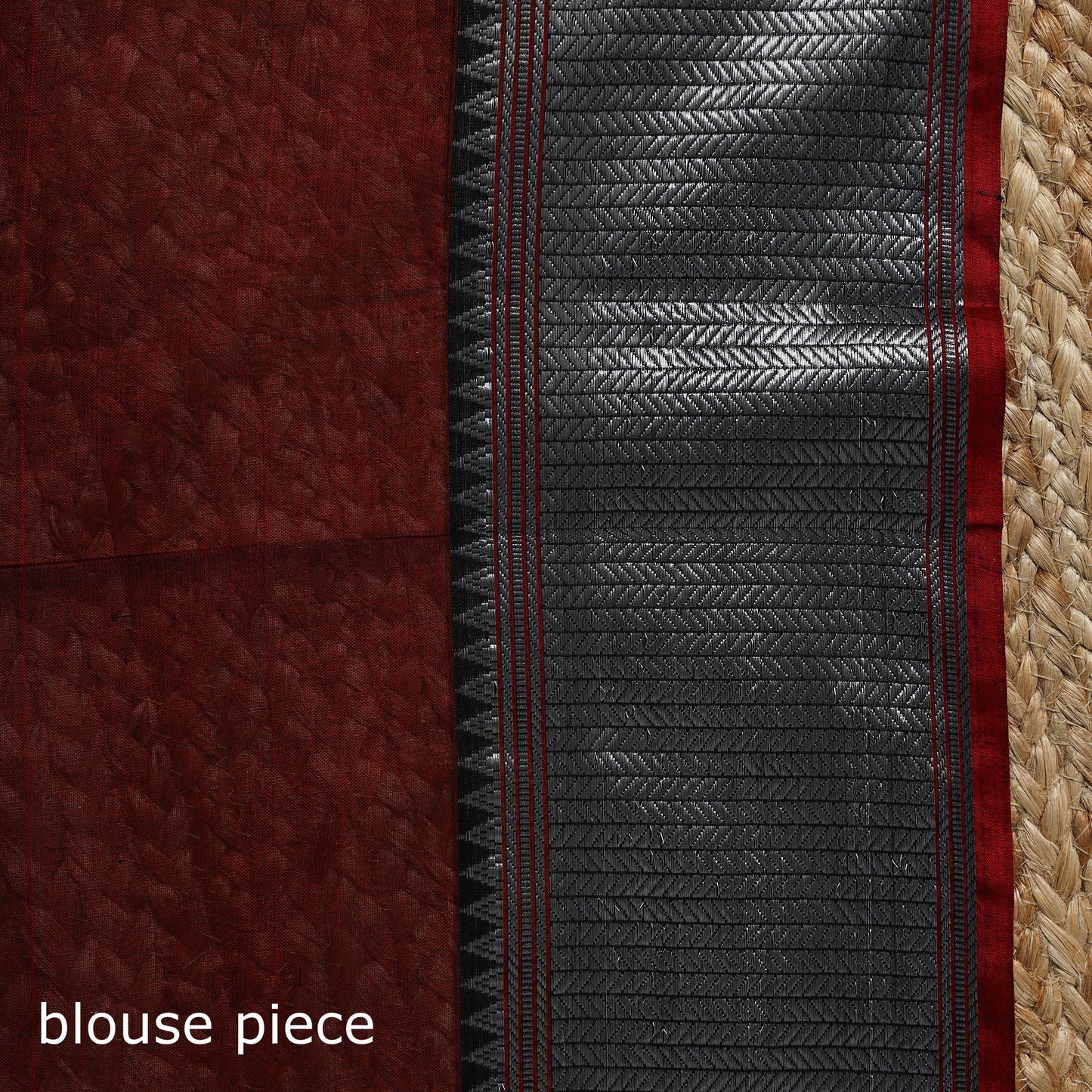 Dharwad cotton saree with border 14 - handcrafted