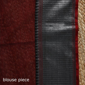 Dharwad cotton saree with border 14 - handcrafted