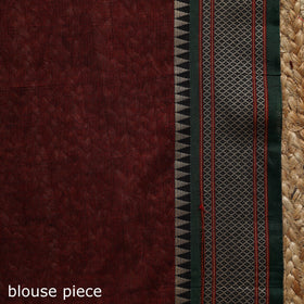 Dharwad cotton saree with border 29 - handcrafted