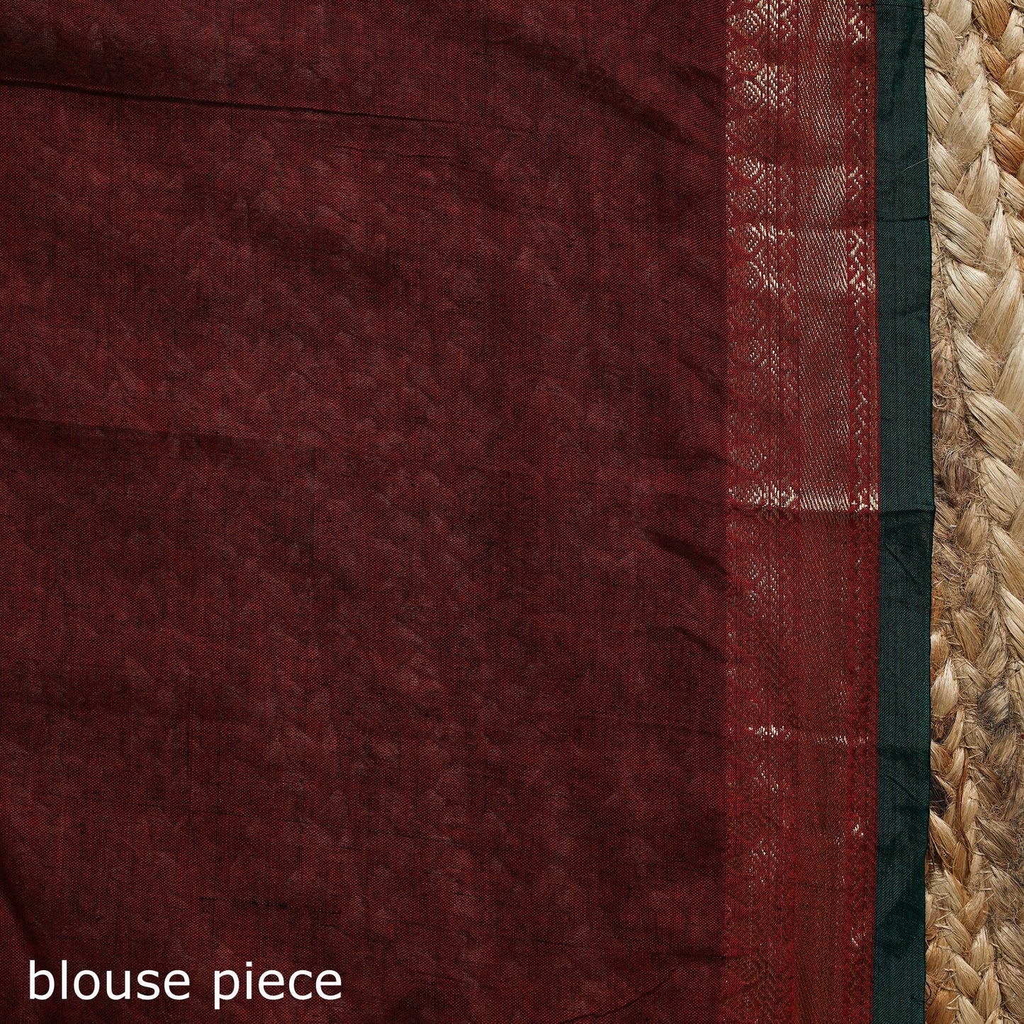 Dharwad cotton saree with border 47 - handcrafted