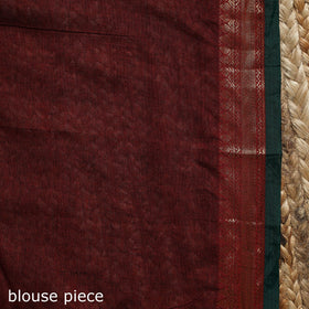 Dharwad cotton saree with border 47 - handcrafted