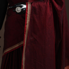 Dharwad cotton saree with border 53 - handcrafted